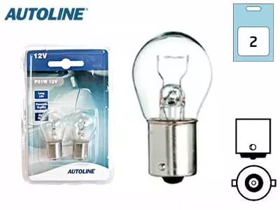 POLTTIMOPARI AUTOLINE 12V 21W BLISTER - Yleisosat ja tarvikkeet - 68894 - 1