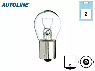 POLTTIMOPARI AUTOLINE 6V 21W BA15S BLISTER - Yleisosat ja tarvikkeet - 28454 - 1
