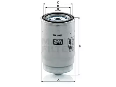 POLTTOAINESUODATIN MANN - Yleisosat ja tarvikkeet - 62824 - 1