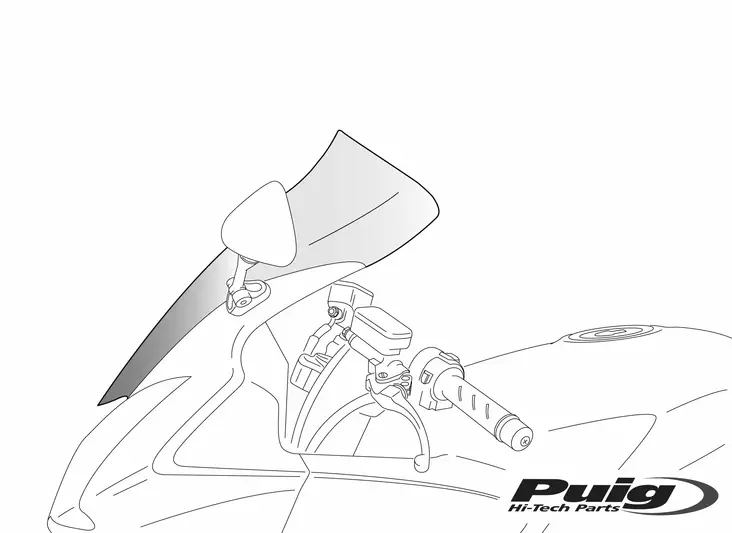 Puig Touring Screen Yamaha Fjr1300 01-05' C/Smoke - Moottoripyörän Tuulisuojat - 97894 - 1