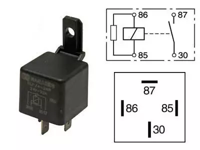 RELE 24V 22A 4-N. VASTUS, PITIMELLÄ - Yleisosat ja tarvikkeet - 43494 - 1