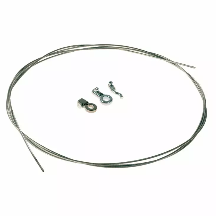 Rotary Vaijerin korjaussarja, (1) Vaijeri Ø2mm p. 2,5m, (1) Z-nippa, (2) O-nippa - Ruohonleikkurien varaosat - 91074 - 1