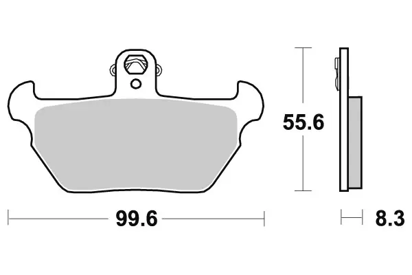 Sbs Jarrupalat Sintered - Moottoripyörän Jarrupalat - 104534 - 1