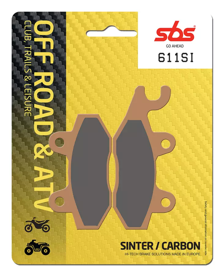 Sbs Jarrupalat Sintered Offroad - Moottoripyörän Jarrupalat - 104904 - 1