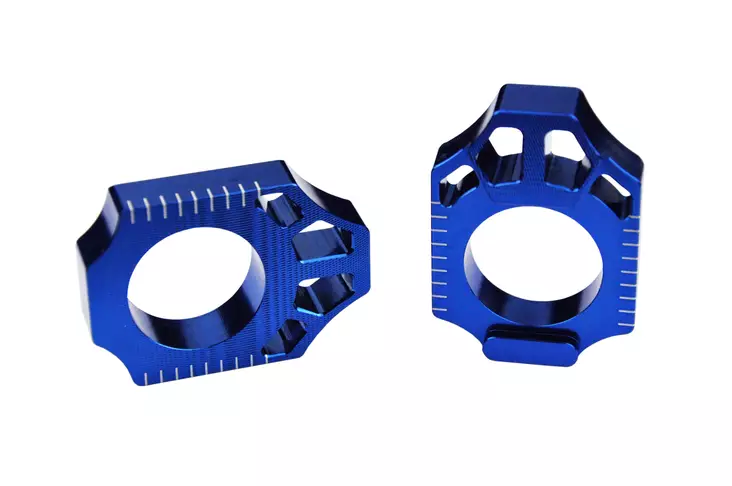 Scar Axle Blocks - Yamaha Blue color - Moottoripyörän Muut rungon osat - 90724 - 1