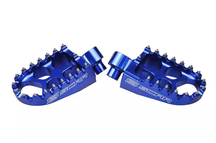 Scar Evolution Footpegs - Yamaha Blue color - Moottoripyörän Jalkatuki - 89814 - 1