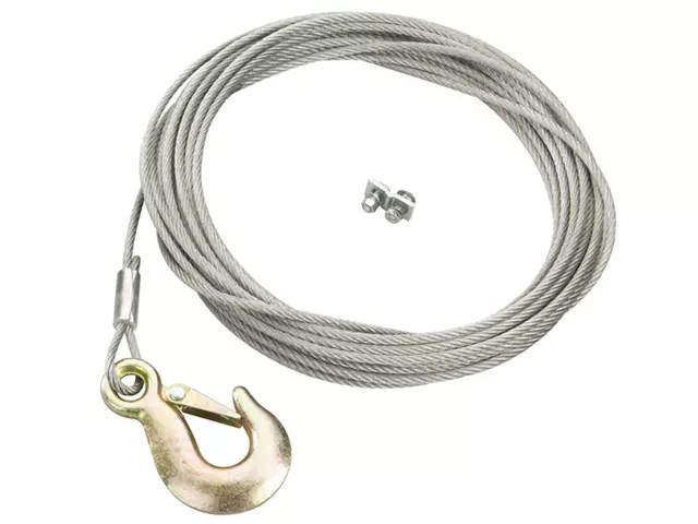 Sea-X Trailerivinssin Vaijeri 5mm x 7.6m - Veneen Virtajohdot & kaapelit - 109184 - 1