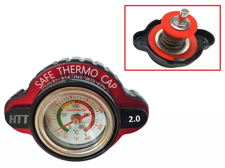 Sixty5 Radiator Cap with temp cauge 2.0bar Ktm - Moottoripyörän Jäähdytysjärjestelmä - 94644 - 1