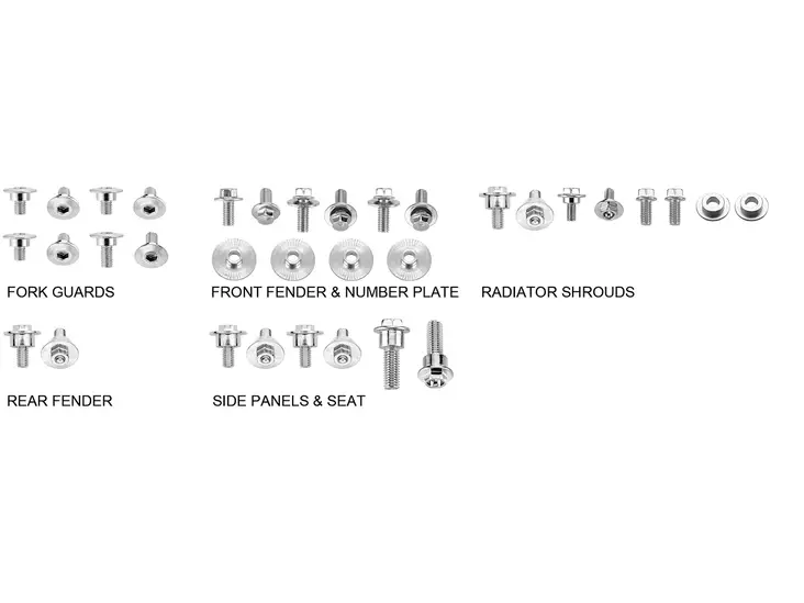Sixty5 Ruuvi- ja pulttisarja Honda - Moottoripyörän Pultit & kiinnikkeet - 94434 - 1