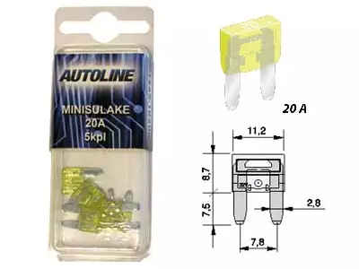 SULAKEBLISTER MINI GM 20A 5-KPL - Yleisosat ja tarvikkeet - 53244 - 1