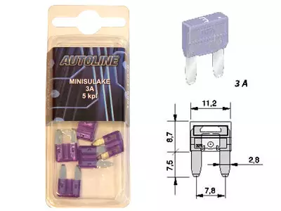 SULAKEBLISTER MINI GM 3A 5-KPL - Yleisosat ja tarvikkeet - 53184 - 1