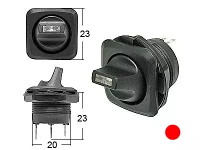 VIPUKYTK.PYÖR.0-1 LED PUN # - Yleisosat ja tarvikkeet - 53044 - 1