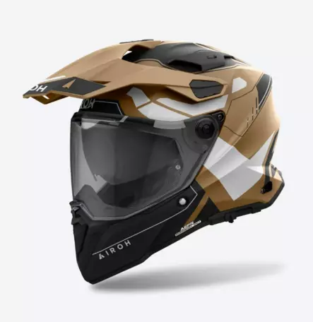 Airoh Kypärä Commander 2 Reveal Hiekka Matta M - ATV Adventure-kypärät - 87434 - 1