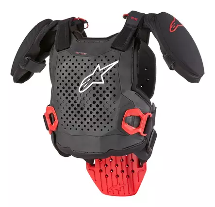 Alpinestars Bröstskydd A-5 S Nuorten Musta/Valkoinen/Punainen L/XL - MP Rintasuojat - 69384 - 1