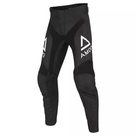 AMOQ Ascent V2 Ajohousut Musta-Valkoinen 32 - ATV Housut - 86764 - 1