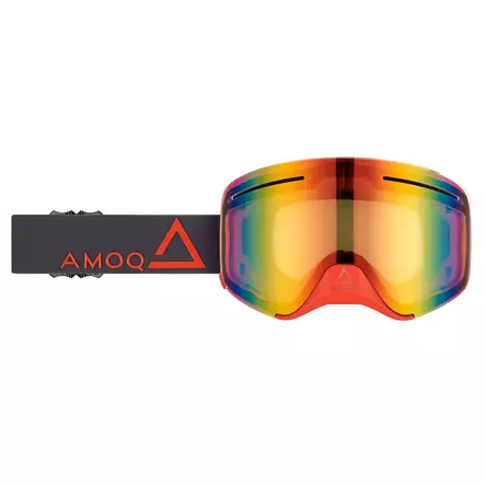 AMOQ Vision Vent+ Magnetic Ajolasit Harmaa-Punainen - Punainen Peili - Moottorikelkan Ajolasit - 89444 - 1