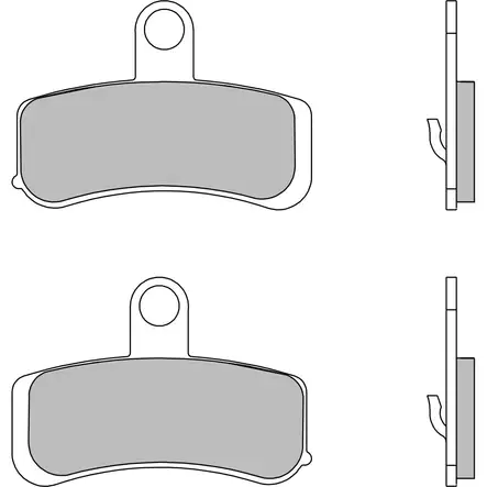 Brembo Jarrupalat Eteen Sintered Road - Moottoripyörän Jarrupalat - 102644 - 1