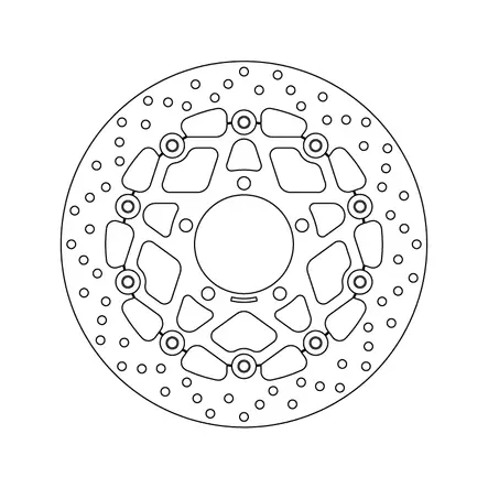 Brembo Serie Oro jarrulevy kelluva - Moottoripyörän Jarrulevyt - 103494 - 1