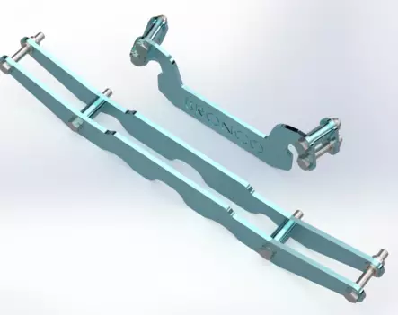 Bronco Korotussarja Yamaha Grizzly 700 2016- +50mm - Mönkijän Iskunvaimentimien lisävarusteet - 78854 - 1