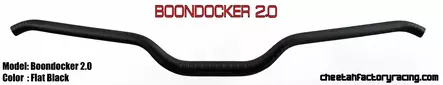 CFR Boondocker Ohjaustanko 2.0 Flat musta - Moottorikelkan Ohjaustangot - 69784 - 1