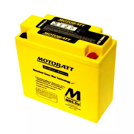 Motobatt akku, MB5.5U - Yleisosat - Akut - 108834 - 1