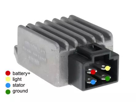 Naraku Jännitteensäädin, 2-riv. 4-liit, AC/DC (High-Output 100W) - Mopon & Skootterin Jännitteensäätimet - 98494 - 1