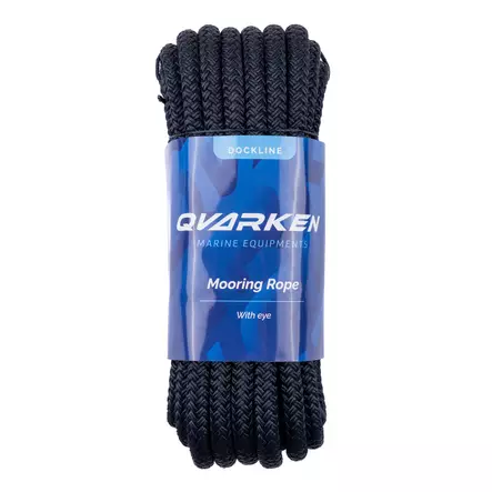 Qvarken Kiinnitysköysi Dockline silmukalla 16mm 6m navy sin - Veneen kiinnitys - 111734 - 1
