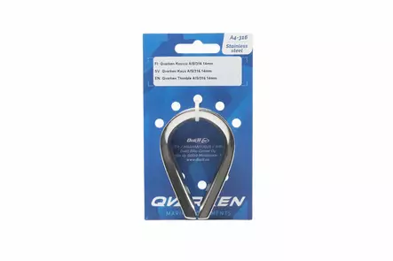 Qvarken Koussi AISI316 14mm - Veneen Koussit - 111074 - 1