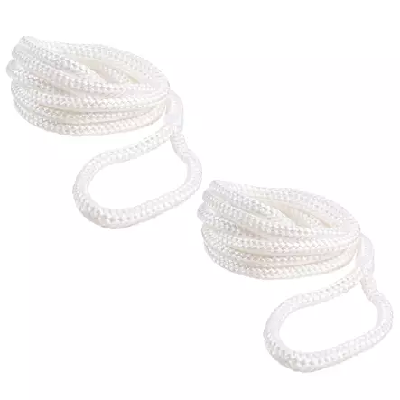 Qvarken Lepuuttajaköysi 10mm 2m valkoinen 2kpl - Veneen kiinnitys - 110654 - 1