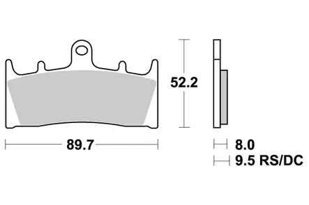 Sbs Jarrupalat Ceramic - Moottoripyörän Jarrupalat - 103614 - 1