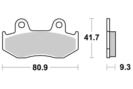 Sbs Jarrupalat Sintered Offroad - Moottoripyörän Jarrupalat - 103934 - 1