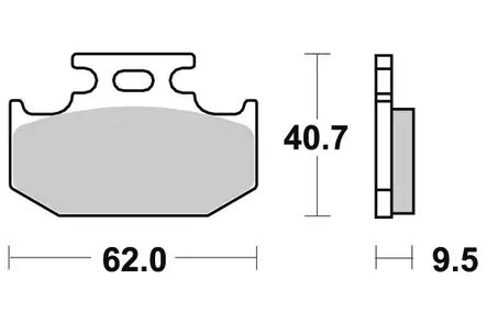 Sbs Jarrupalat Sintered Offroad - Moottoripyörän Jarrupalat - 104364 - 1