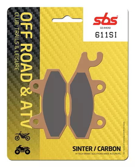 Sbs Jarrupalat Sintered Offroad - Moottoripyörän Jarrupalat - 104904 - 1