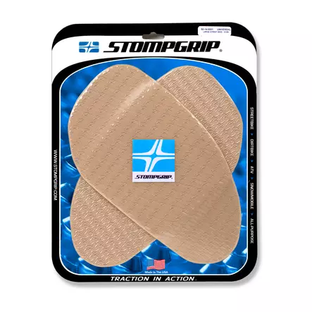 Stompgrip Universal Large Street Bike Tank Grips - Icon : Clear - Moottoripyörän Tankinsuojat - 98864 - 1