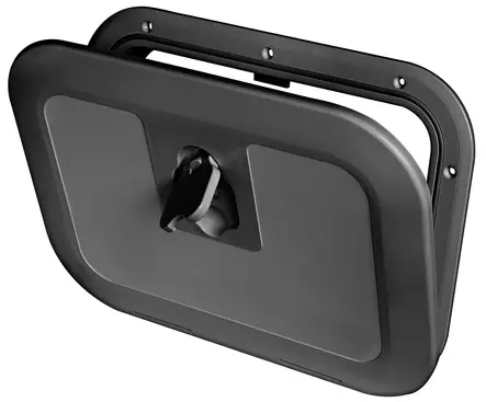 Tarkistusluukku musta 380x280mm - Veneen Luukut & lokerot - 92204 - 1