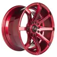 Barzetta Grottesco Candy Red 9x17 Jako: 5x120 ET: 25 vanne - Auton Vanteet - 2554 - 2
