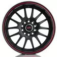 Barzetta Player Black 7.5x17 Jako: 4x100 ET: 40 vanne - Auton Vanteet - 3124 - 2