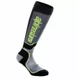 Alpinestars Sukat MX Plus Musta/Harmaa/Fluo Keltainen S - MP Polvisuojat & Sukat - 89914 - 1