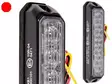 AXIXTECH MS6 PUNAINEN PYSTY LED-TASOVILKKU - Yleisosat ja tarvikkeet - 52294 - 1