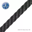 Barrier Color Black 28mm x 50m - Veneen Köydet - 88544 - 1