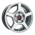 Barzetta Carrello Silver 5.5x14 Jako: 4x100 ET: 30 vanne - 14-tuumaiset - 2754 - 1