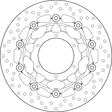 Brembo Serie Oro jarrulevy kelluva - Moottoripyörän Jarrulevyt - 101884 - 1