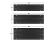 Caliber LowPro GripGlide - Wide (12") - Double Set - 16pc. - Yleisosat - Tarvikkeet - 128774 - 1