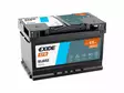 EL652 EXIDE EFB 65AH 278X175X175 -/+ 650A - Yleisosat ja tarvikkeet - 44974 - 1