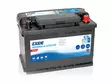 EN750 EXIDE START 74AH 278X175X190 -/+ 680A - Yleisosat ja tarvikkeet - 45444 - 1
