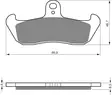 GOLDFREN Jarrupalat 006 Ceramic Carbon AD - Moottoripyörän Jarrupalat - 87534 - 1