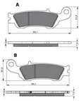 GOLDFREN Jarrupalat 248 Ceramic Carbon AD - Moottoripyörän Jarrupalat - 88374 - 1