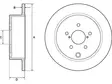 JARRULEVY DELPHI, 2 KPL / PKT, TAKA, SUBARU XV - Yleisosat ja tarvikkeet - 15524 - 1