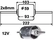 LÄM.MOOT. 12V 2X8MM/222MM - Yleisosat ja tarvikkeet - 78234 - 1