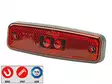 LED-ÄÄRIVALO PUNAINEN PISTOKKEELLA 12/24V - Yleisosat ja tarvikkeet - 50314 - 1